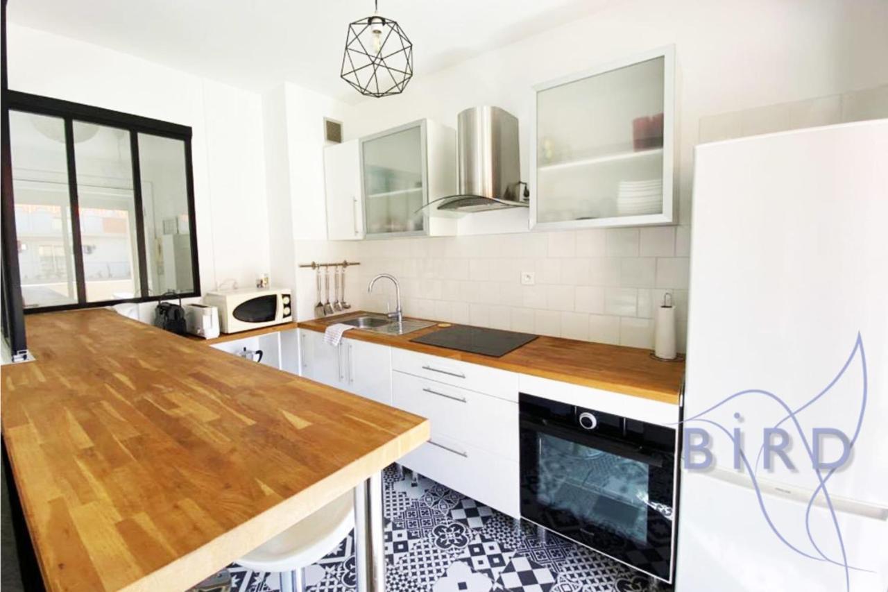 Bright Flat Near To The Beach & Harbor Saint-Laurent-du-Var Exterior foto